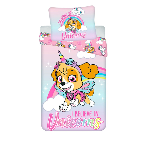 Paw Patrol Unicorn Sängkläder för Barn - 140x200 cm, 70x90 cm