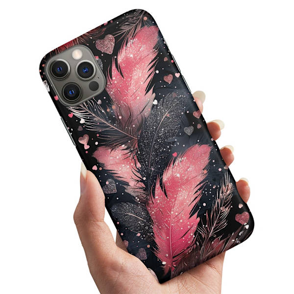 Deksel / Mobildeksel til iPhone 15 Pro Max - Feathers