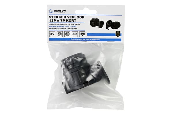 Adapter 13- till 7-polig kort