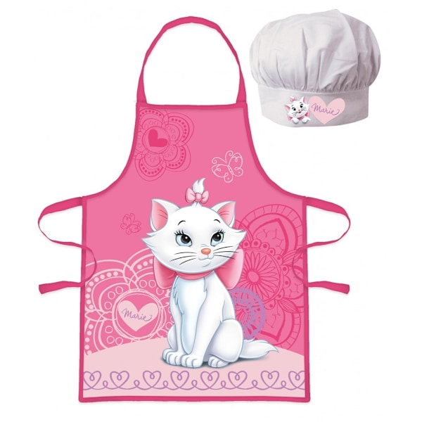 Disney Marie Whiskers barnförkläde 2-delat set