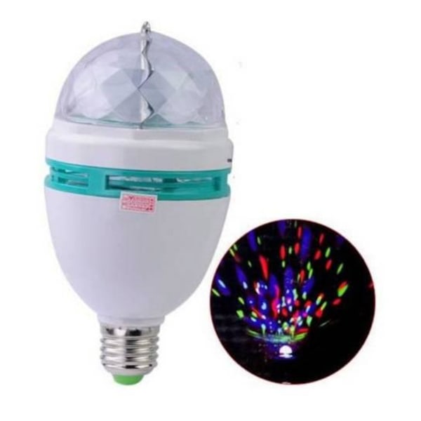 LED-lampa E27 sockel - Roterande discolampa 1851 | Fyndiq
