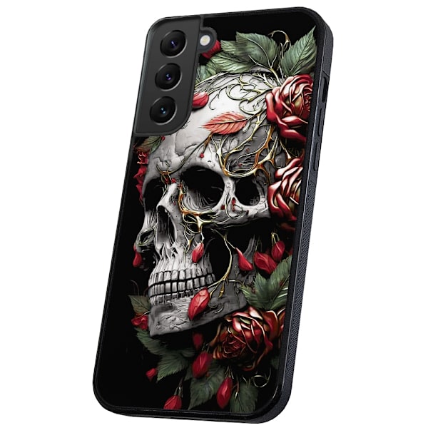 Samsung Galaxy S21 Plus - Deksel/Mobildeksel Skull Roses