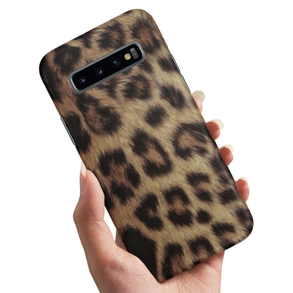 Skal / Mobilskal till Samsung Galaxy S10 Plus - Leopard