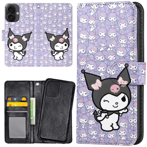 iPhone 16 - Lommebok Deksel Kuromi Kitty