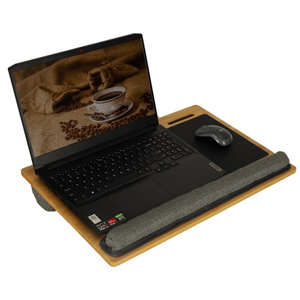 Laptopbord för sängstativ i trä
