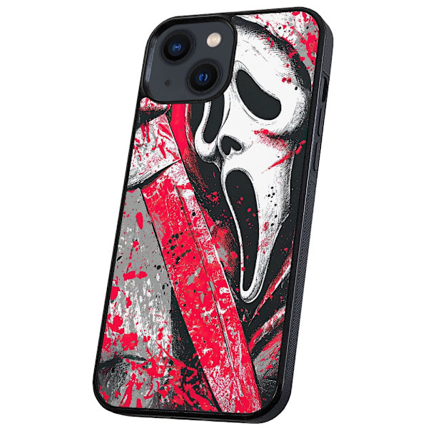 iPhone 14/15 Plus - Deksel/Mobildeksel Scream Ghostface