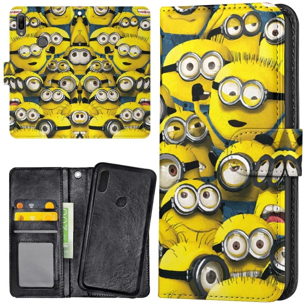 Huawei Y6 (2019) - Mobilcover/Etui Cover Minions