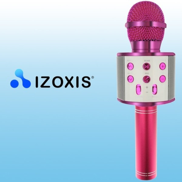 Karaokemikrofon med Højttaler / Karaoke med Mikrofon – Bluetooth Pink