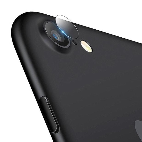 2 stk iPhone 7/8/SE - Skærmbeskytter Kamera - Hærdet Glas Transparent
