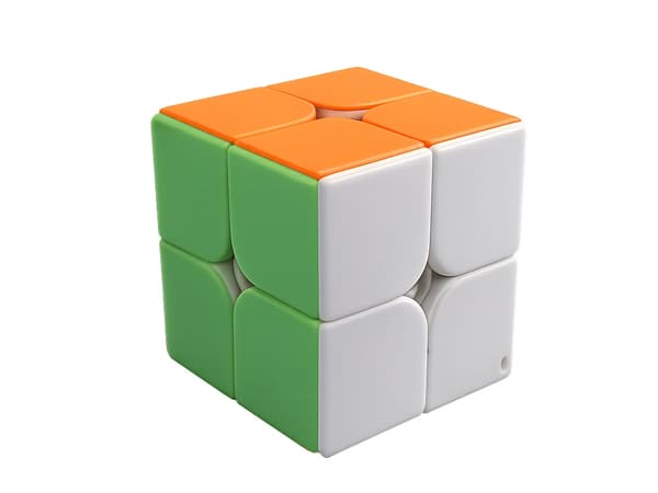 Rubiks kub nyckelring 2x2