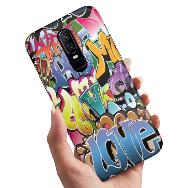 Cover / Mobilcover til OnePlus 7 - Graffiti