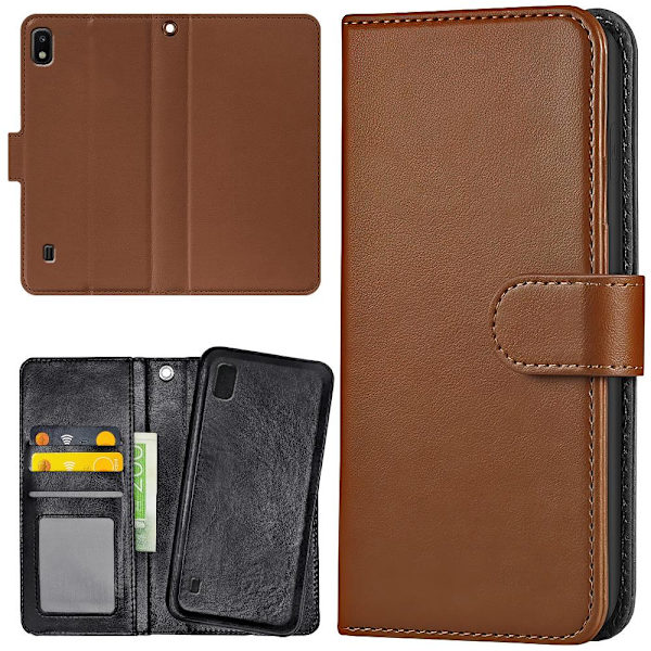 Samsung Galaxy A10 - Mobilcover/Etui Cover Brun Brown