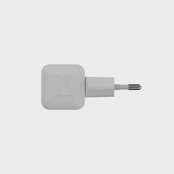 Xtorm 25W GaN3 NextGen Hemladdare USB-C/A GRS Vit