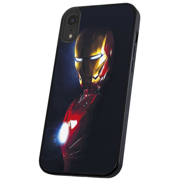 iPhone X/XS - Kuoret/Suojakuori Glowing Iron Man Multicolor