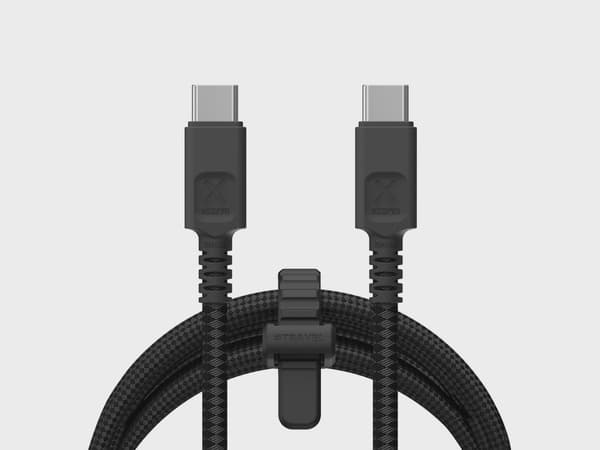 Xtorm Next Gen USB-C/C PD kabel 240W 1.5m Svart
