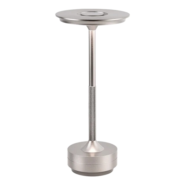 Bordlampe Trådløs - LED-lys Silver