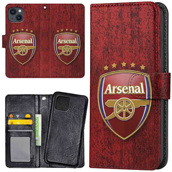 iPhone 15 Plus - Lommebok Deksel Arsenal