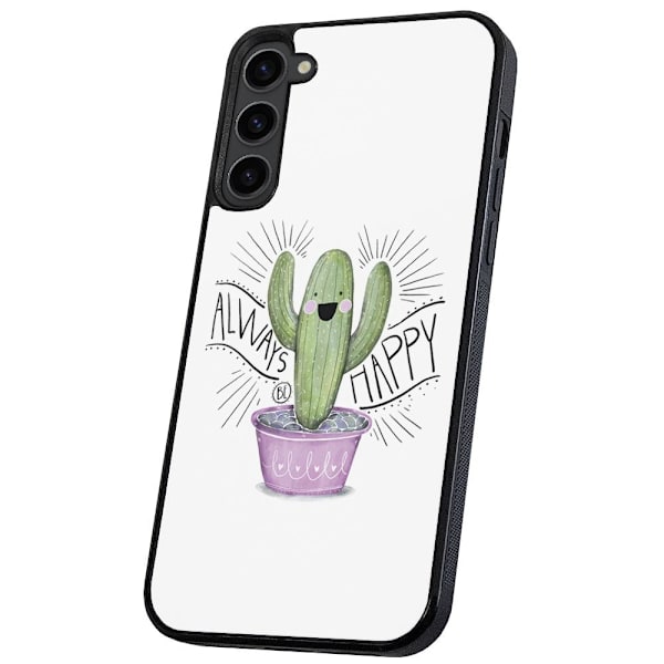 Samsung Galaxy S23 - Deksel/Mobildeksel Happy Cactus