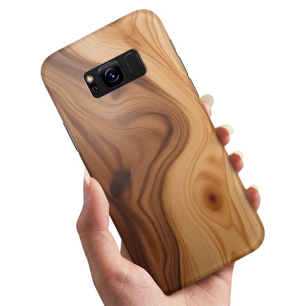Deksel / Mobildeksel til Samsung Galaxy S8 Plus - Wood