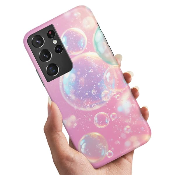 Deksel / Mobildeksel til Samsung Galaxy S21 Ultra - Bubbles