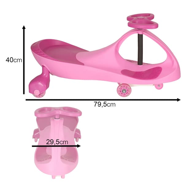 Svängbil för Barn - Sparkbil Pink
