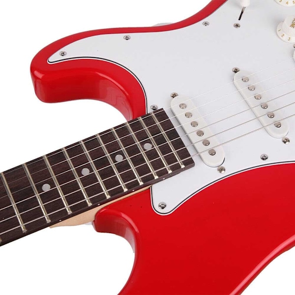 Elgitarrpaket för Nybörjare - Elgitarr med tillbehör Röd