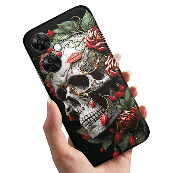 OnePlus Nord CE 3 Lite 5G - Skal/Mobilskal Skull Roses