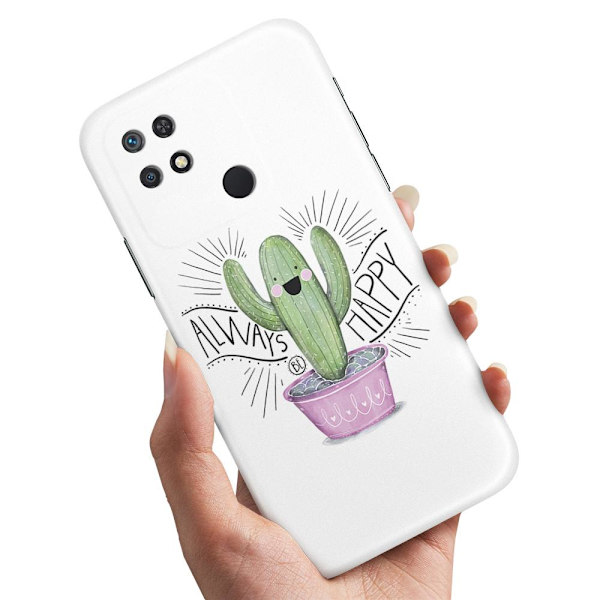 Xiaomi Redmi 10C - Skal/Mobilskal Happy Cactus