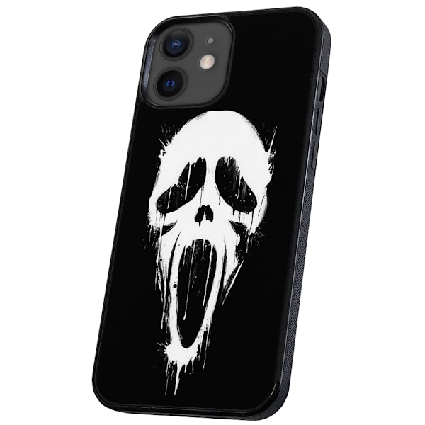 iPhone 12 Mini - Deksel/Mobildeksel Scream Ghostface