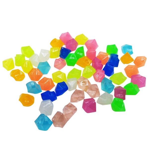 150 stk Selvlysende Sten - Glow in the Dark Dekoration Multicolor