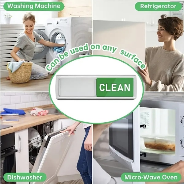 Magnet / Skylt för diskmaskin – Clean / Dirty