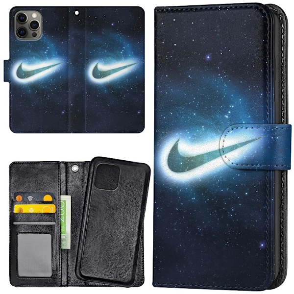 iPhone 13 Pro Max - Lommebok Deksel Nike Ytre Rom Multicolor