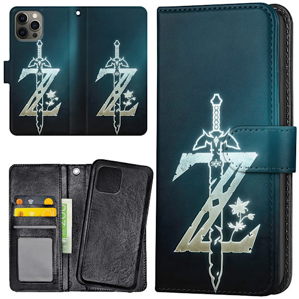 iPhone 12 Pro Max - Plånboksfodral/Skal Zelda