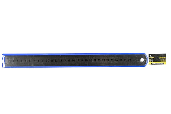 Linjal 30 cm rostfri