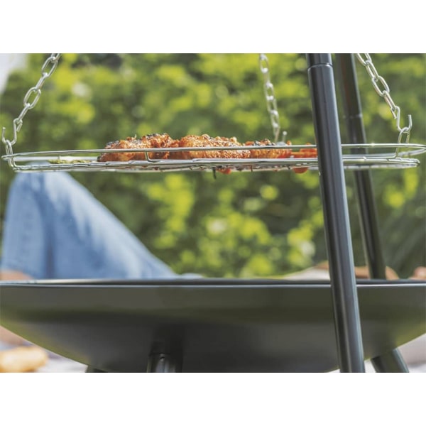Hängande Grill och Eldstad för Öppen Eld - 58 cm