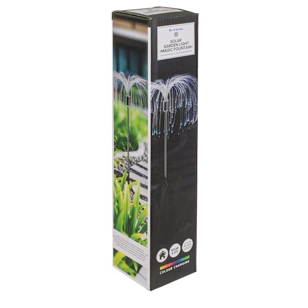Have-lampe Solcelle - Fiberoptisk Lampe Multicolor