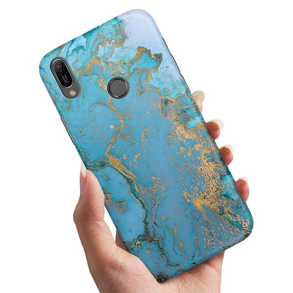 Huawei P20 Lite - Deksel/Mobildeksel Marmor Multicolor