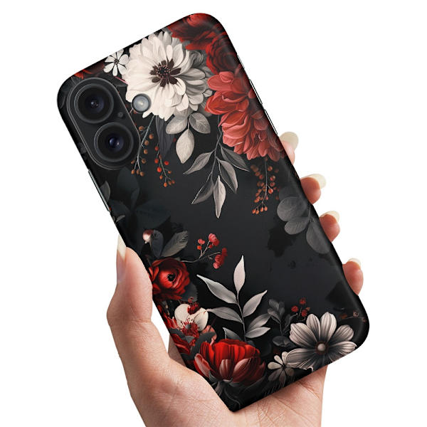 Deksel / Mobildeksel til iPhone 16 - Flowers
