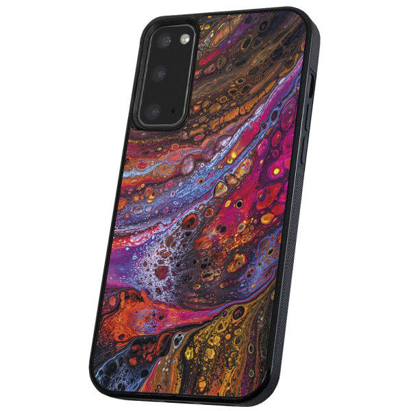 Samsung Galaxy S20 FE - Cover/Mobilcover Psykedelisk Multicolor