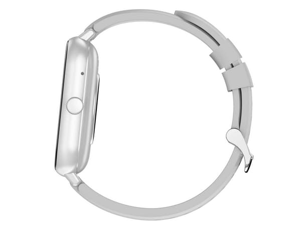 Smartklocka dam/herr gummiarmband sport bluetooth samtal grå grå