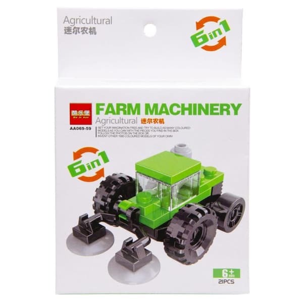 Traktor Kit Leksak - Bygg din egna Grön