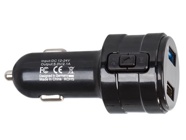Fm-sändare mp3 bluetooth laddare 2x usb audio billaddare