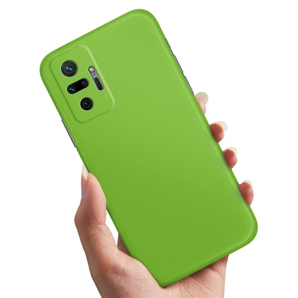 Xiaomi Redmi Note 10 Pro - Deksel/Mobildeksel Limegrønn