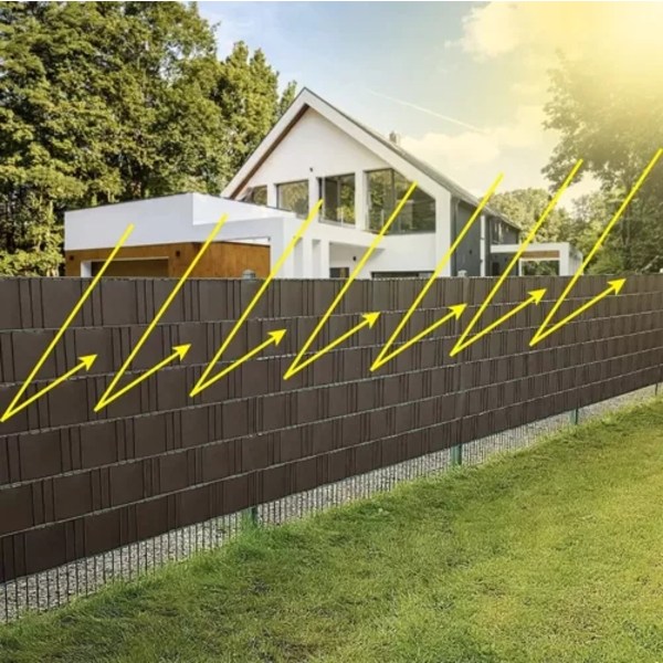 Insynsskydd till Balkong / Staket - Tejp / Remsa - Staketband Brown