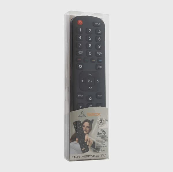 SBOX Fjärrkontroll för Hisense TV Svart