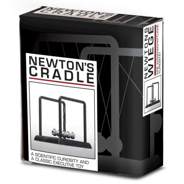 Newtons vugge - 11 cm Black