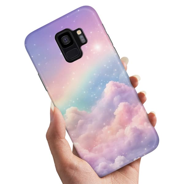 Deksel / Mobildeksel til Samsung Galaxy S9 Plus - Rainbow Clouds