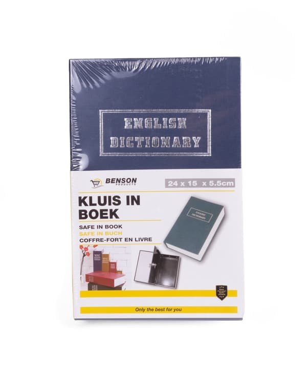 Bokformad kassaskåp - stor