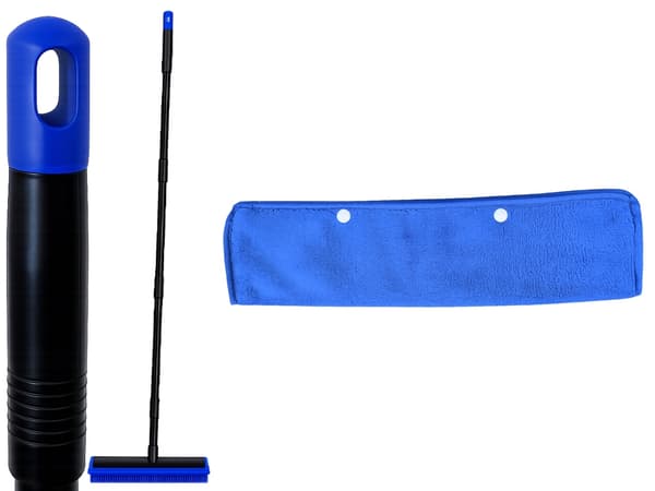 Silikonkvast med skaft 120 cm Blå