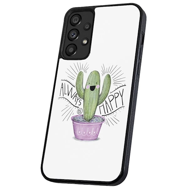Samsung Galaxy A33 5G - Skal/Mobilskal Happy Cactus multifärg